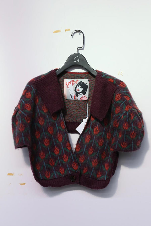 Jennyfax cold winter furry shawl JFAW22K02 violet